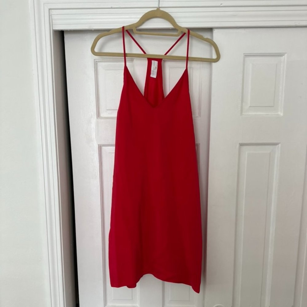Amanda Uprichard Silk Racerback Dress sz M